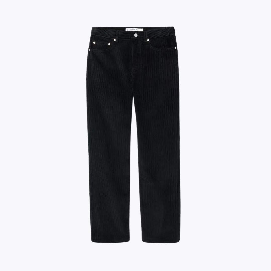 Lc 5-Pocket Straight-Fit Velour Pants