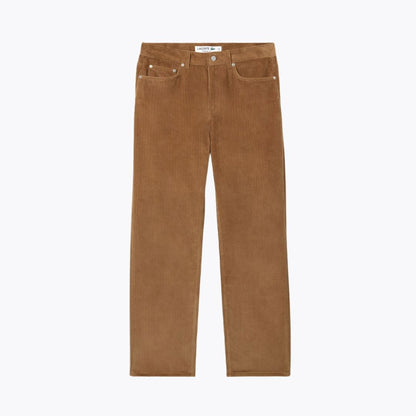 Lc 5-Pocket Straight-Fit Velour Pants