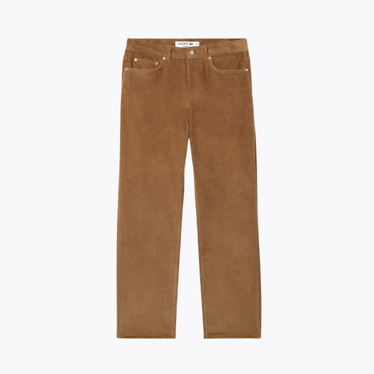 Lc 5-Pocket Straight-Fit Velour Pants