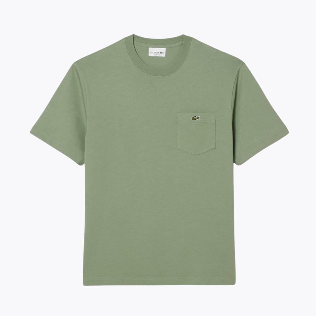 Lc Cotton T-Shirt with Breast Pocket
