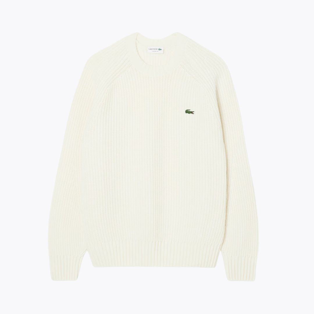 Lc Thick Carded Wool Crew-Neck Sweater