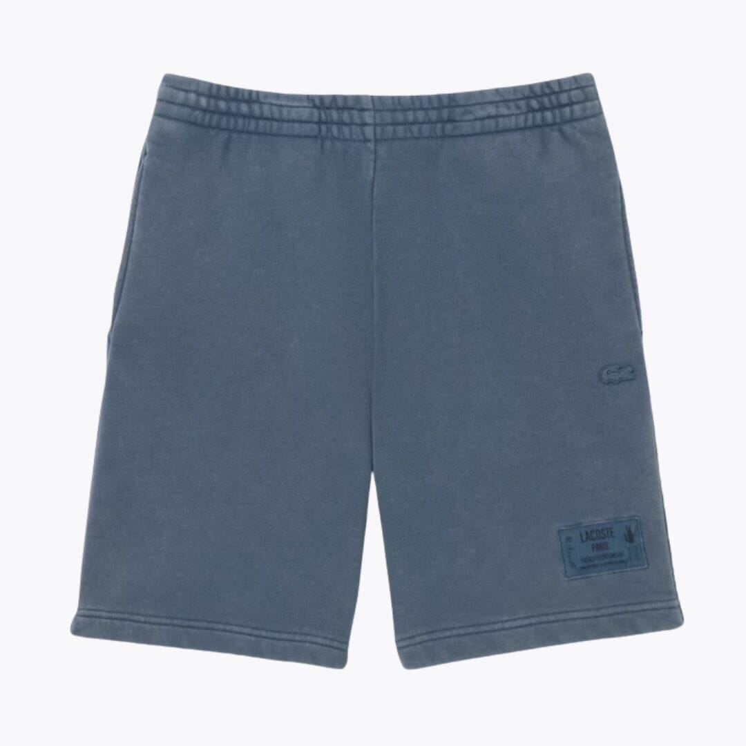Lc Washed-Effect Cotton-Fleece Shorts