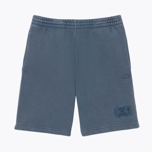 Lc Washed-Effect Cotton-Fleece Shorts