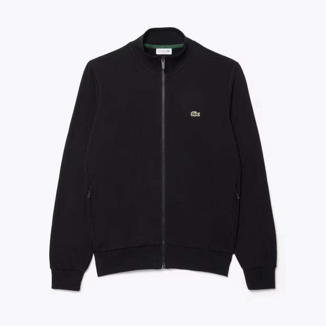 Lc Luxe Zip-up High-Neck Fleece Sweatshirt
