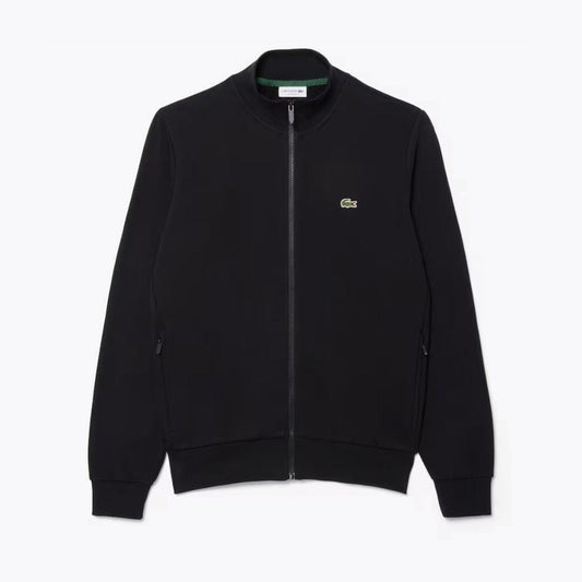 Lc Luxe Zip-up High-Neck Fleece Sweatshirt