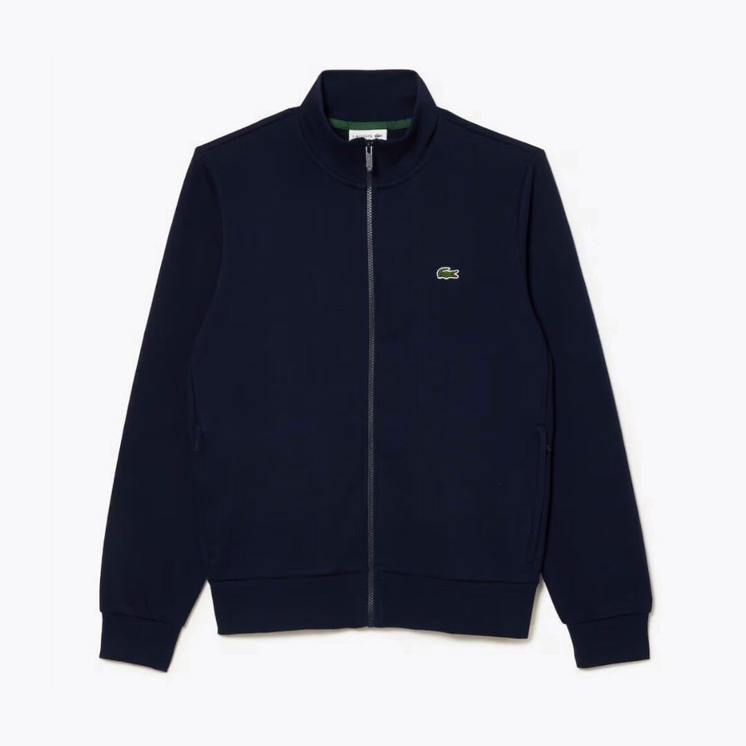 Lc Luxe Zip-up High-Neck Fleece Sweatshirt