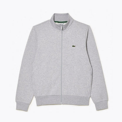 Lc Luxe Zip-up High-Neck Fleece Sweatshirt
