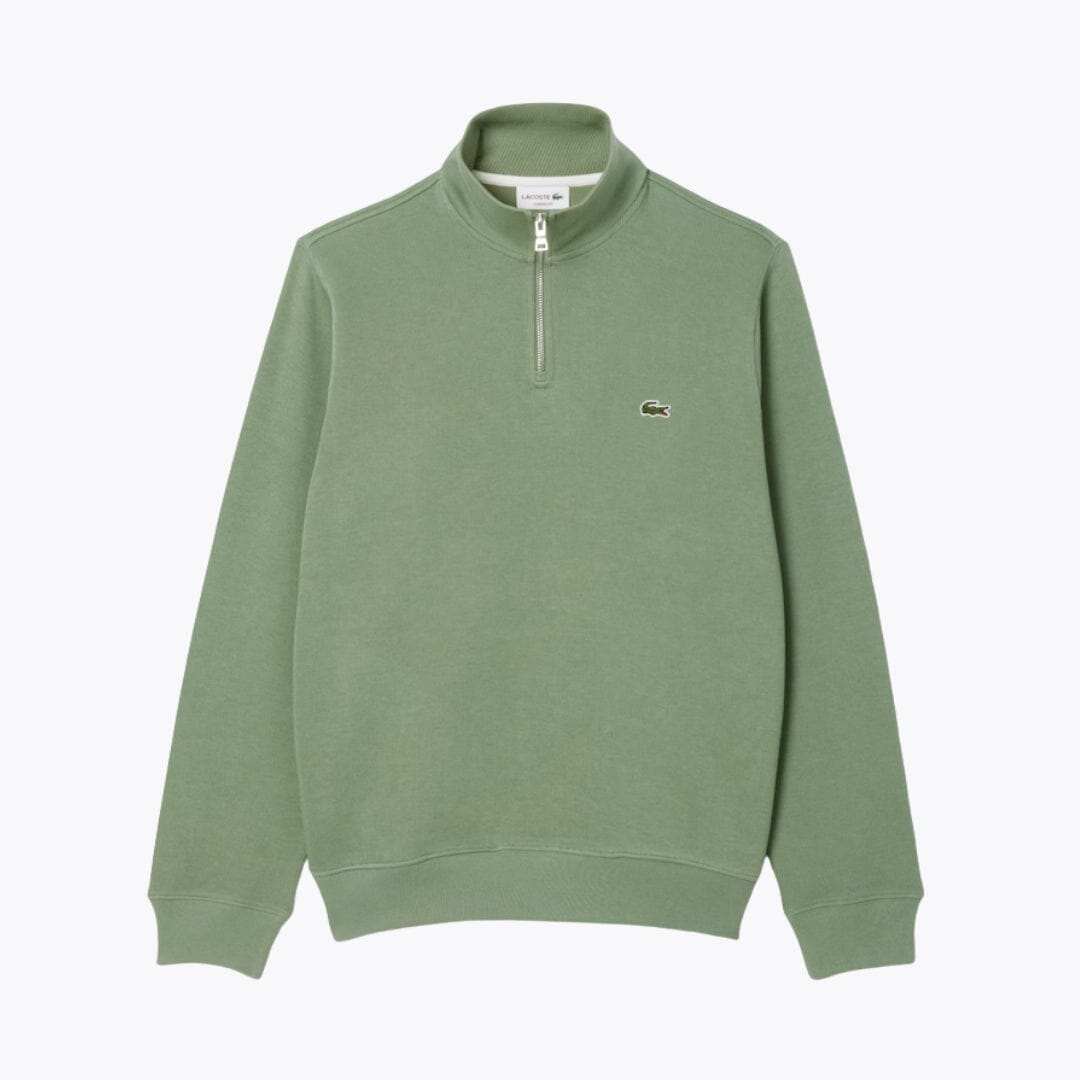 Lc Luxe Zip-up High-Neck Sweatshirt