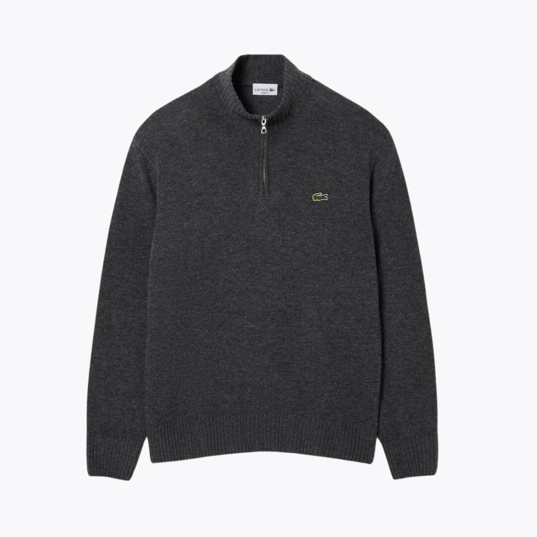 Lc Refined Zipped High-Neck Carded Wool Sweater