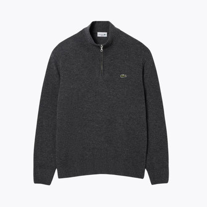 Lc Refined Zipped High-Neck Carded Wool Sweater