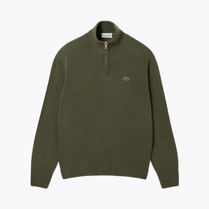 Lc Refined Zipped High-Neck Carded Wool Sweater