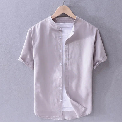 Casual Cotton/Linen Men's Shirt
