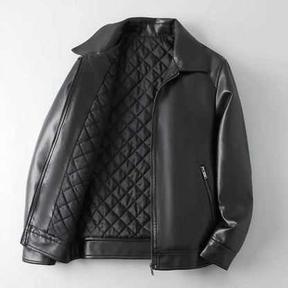 Casual Business Leather Jacket