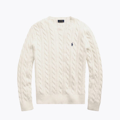 Cable-Knit Cotton Jumper