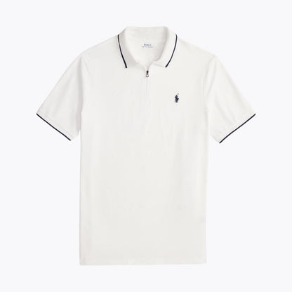 Stretch Cotton Short-Sleeve Collared Shirt