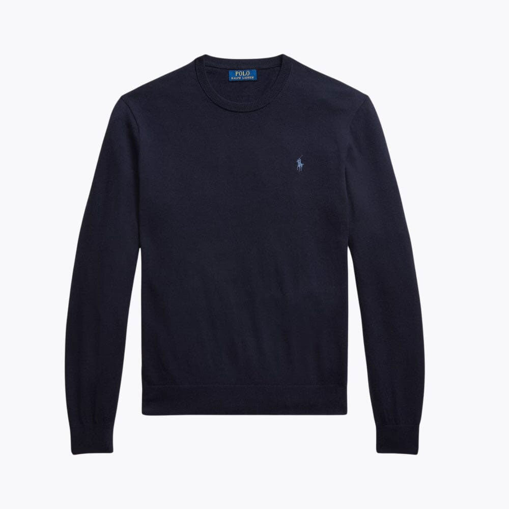 Luxe Cotton Cashmere Blend Crewneck Sweater
