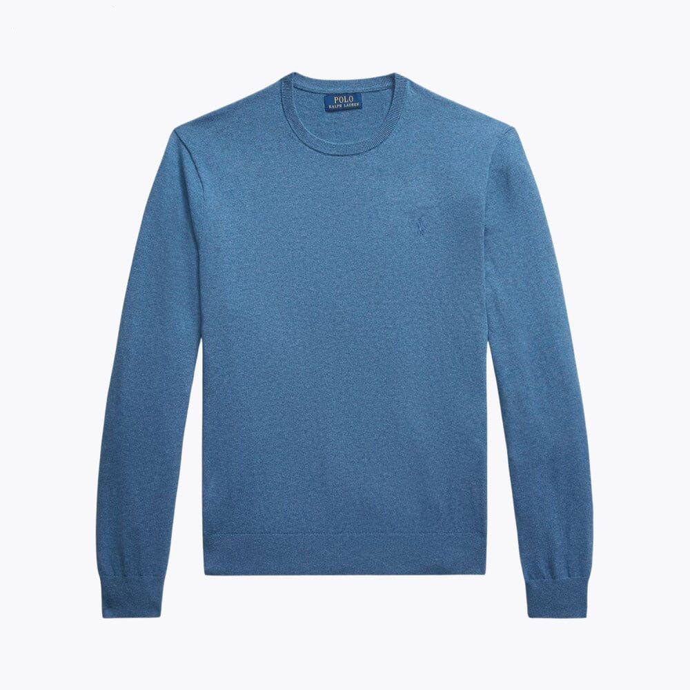 Luxe Cotton Cashmere Blend Crewneck Sweater