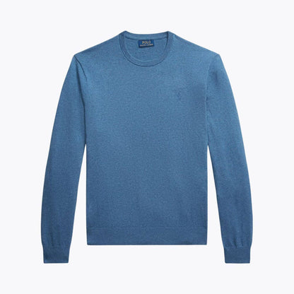 Luxe Cotton Cashmere Blend Crewneck Sweater