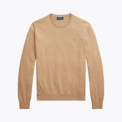 Luxe Cotton Cashmere Blend Crewneck Sweater