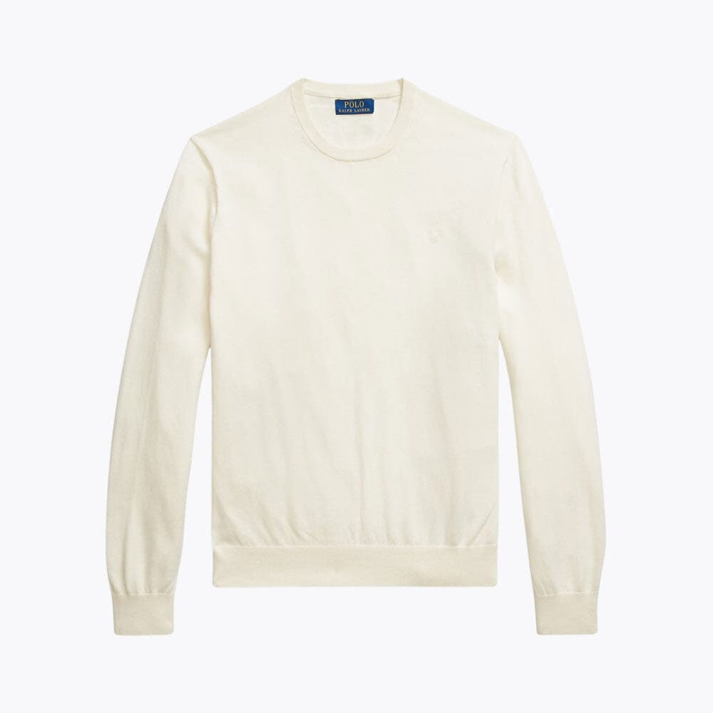 Luxe Cotton Cashmere Blend Crewneck Sweater