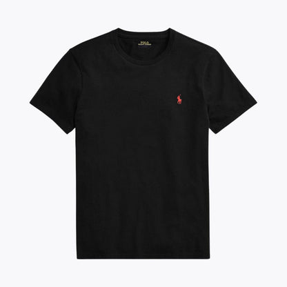 Fitted Cotton Crewneck T-Shirt