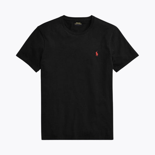 Fitted Cotton Crewneck T-Shirt