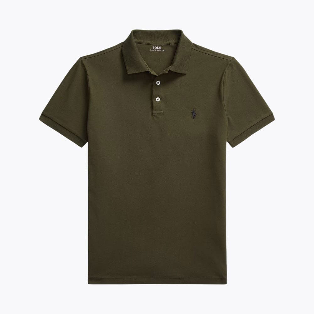 Tailored Slim-Fit Stretch Cotton Collared Shirt