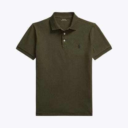 Tailored Slim-Fit Stretch Cotton Collared Shirt
