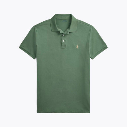 Tailored Slim-Fit Stretch Cotton Collared Shirt