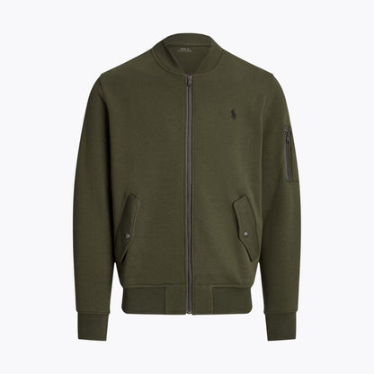 Tailored Knit Bomber Jacket