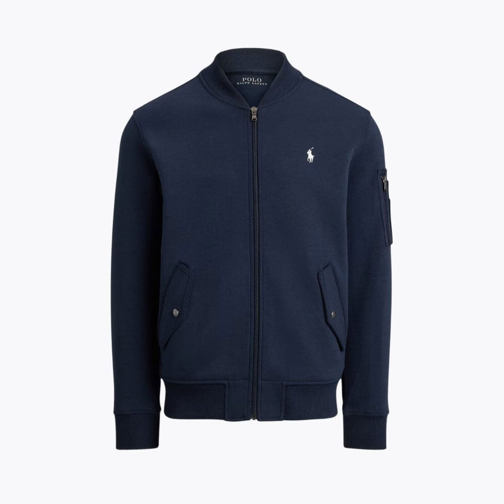 Tailored Knit Bomber Jacket