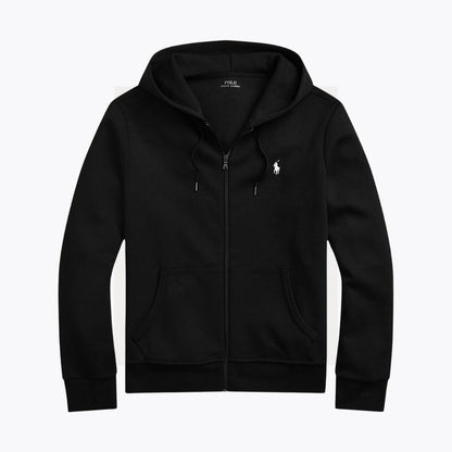 Refined Full-Zip Knit Hoodie