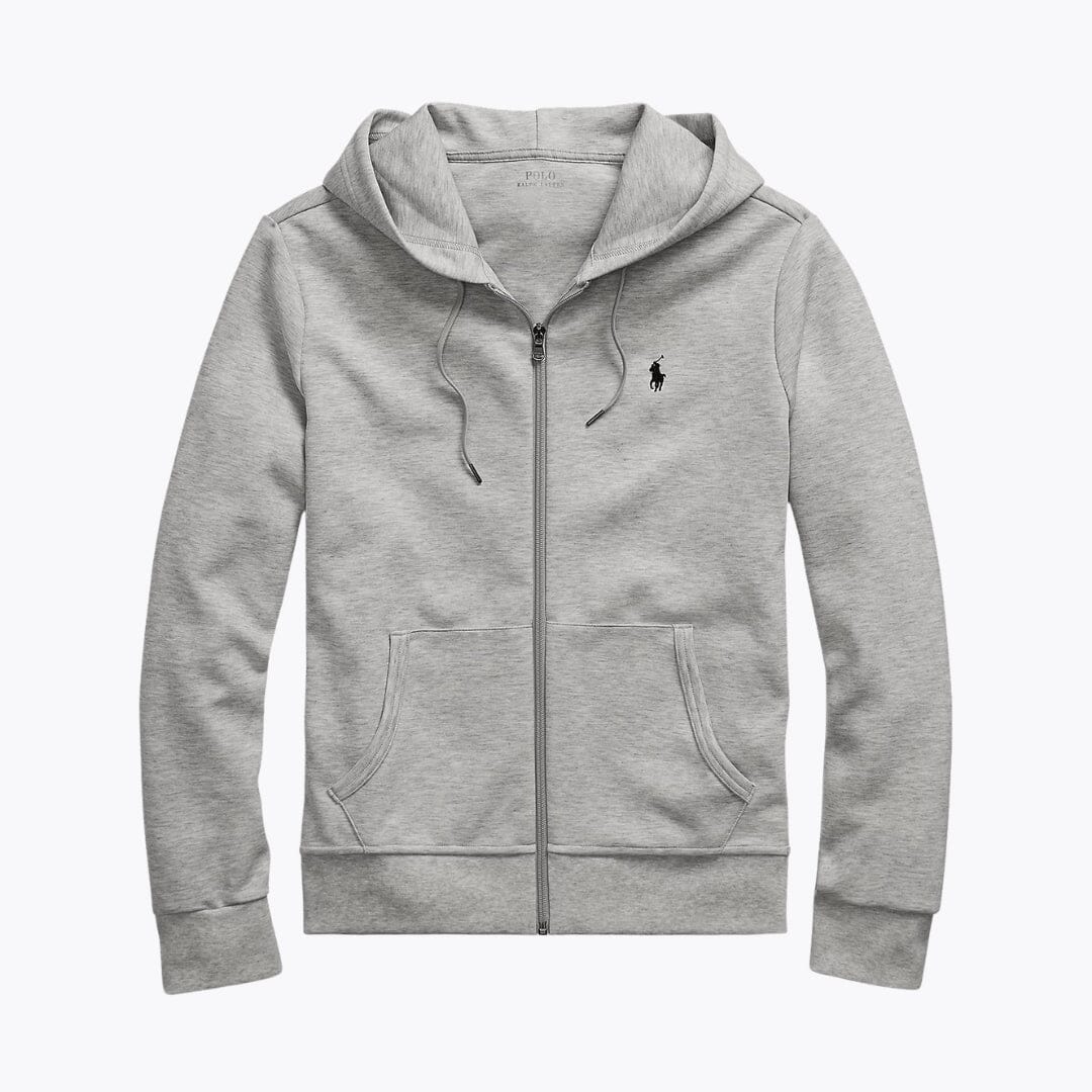 Refined Full-Zip Knit Hoodie