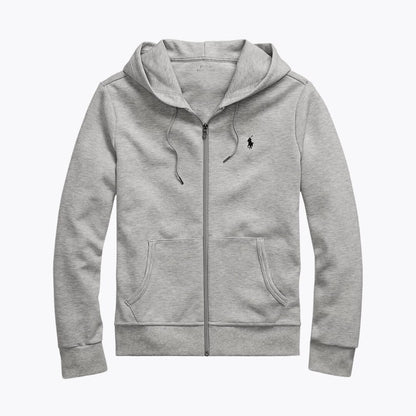 Refined Full-Zip Knit Hoodie