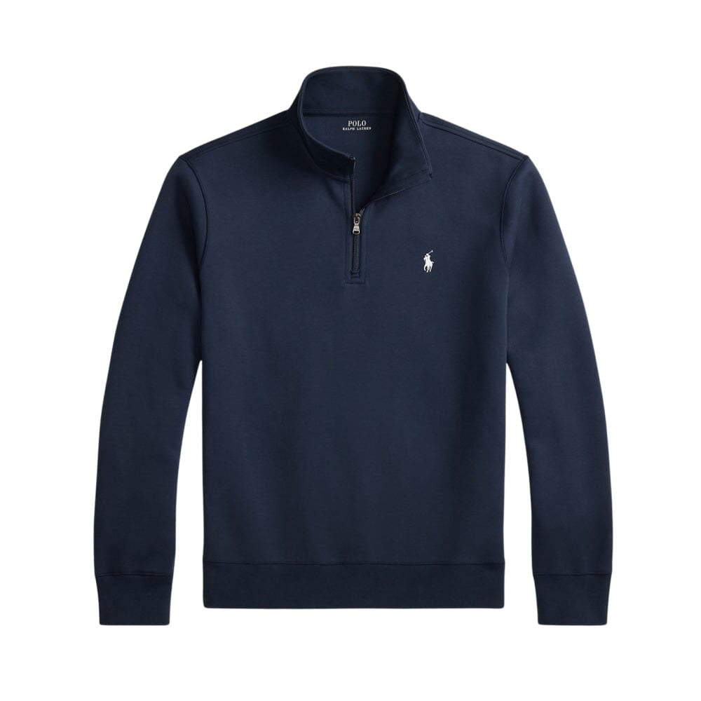 Refined Quarter-Zip Mockneck Sweater