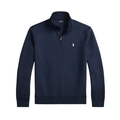 Refined Quarter-Zip Mockneck Sweater