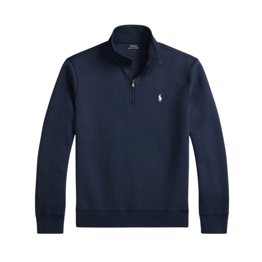 Refined Quarter-Zip Mockneck Sweater
