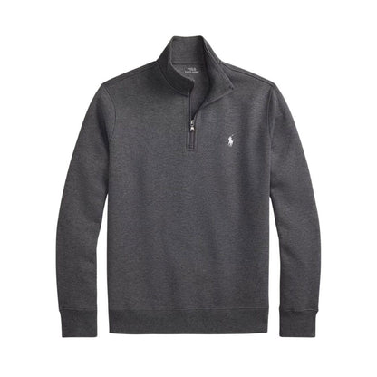 Refined Quarter-Zip Mockneck Sweater