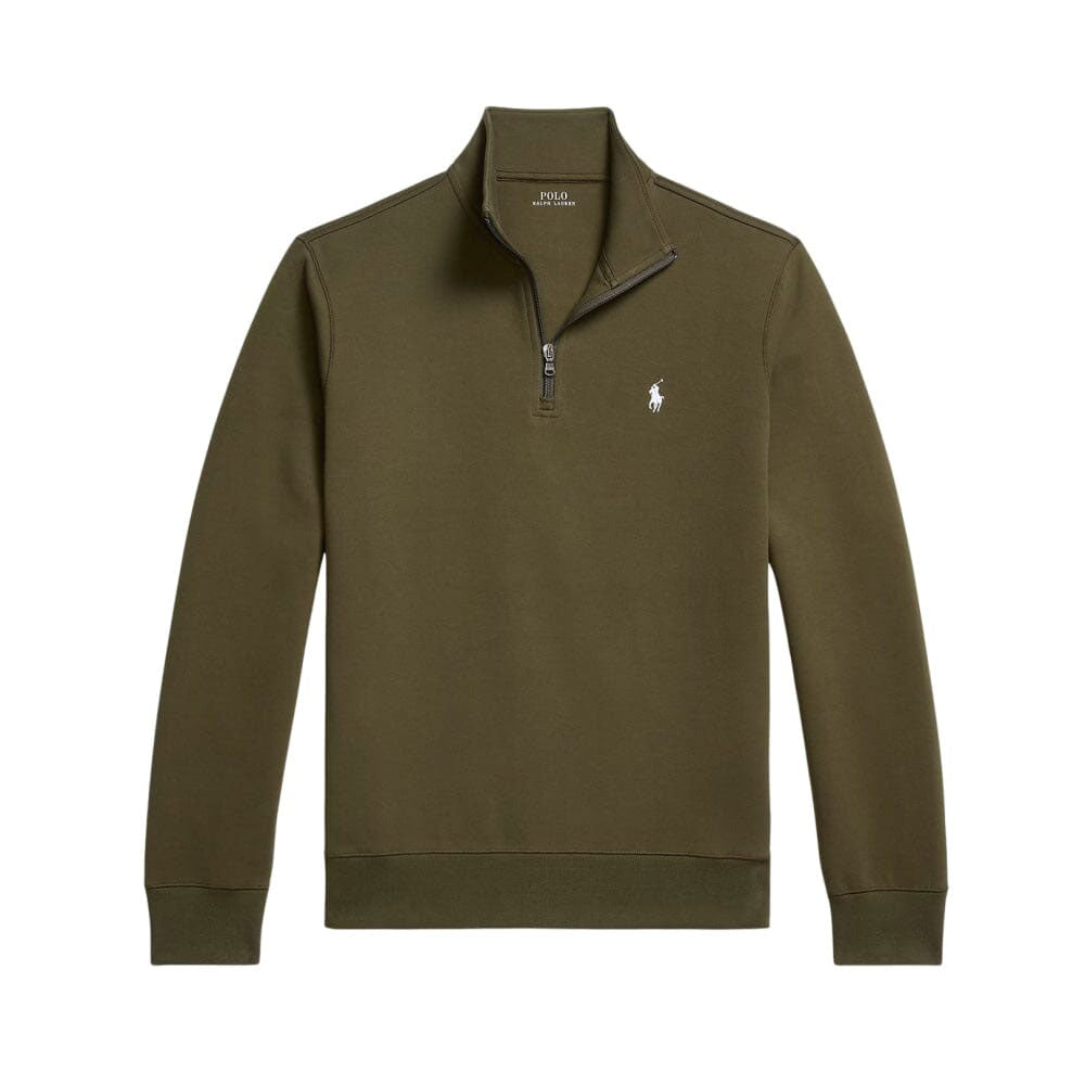 Refined Quarter-Zip Mockneck Sweater