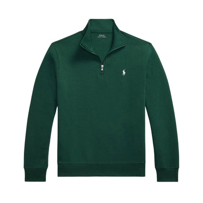 Refined Quarter-Zip Mockneck Sweater