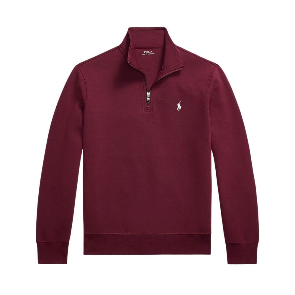 Refined Quarter-Zip Mockneck Sweater