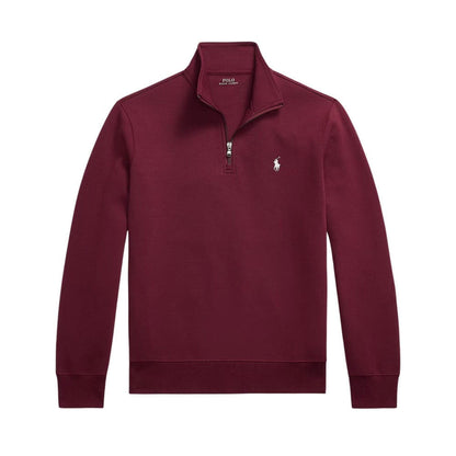 Refined Quarter-Zip Mockneck Sweater