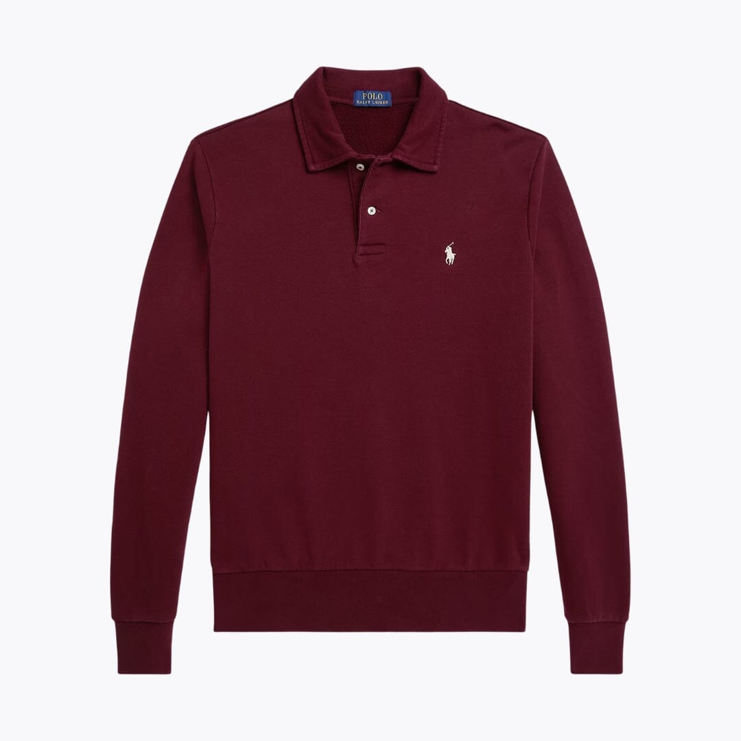 Loopback Fleece Collared Luxury Sweatshirt