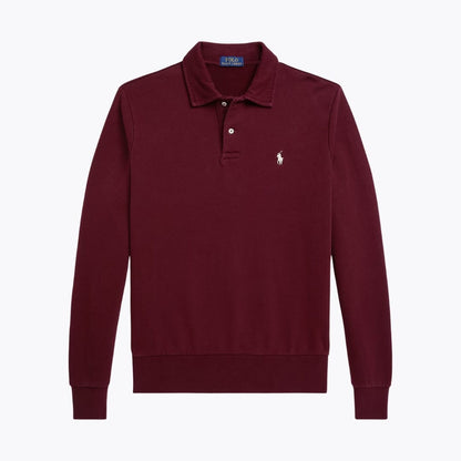 Loopback Fleece Collared Luxury Sweatshirt