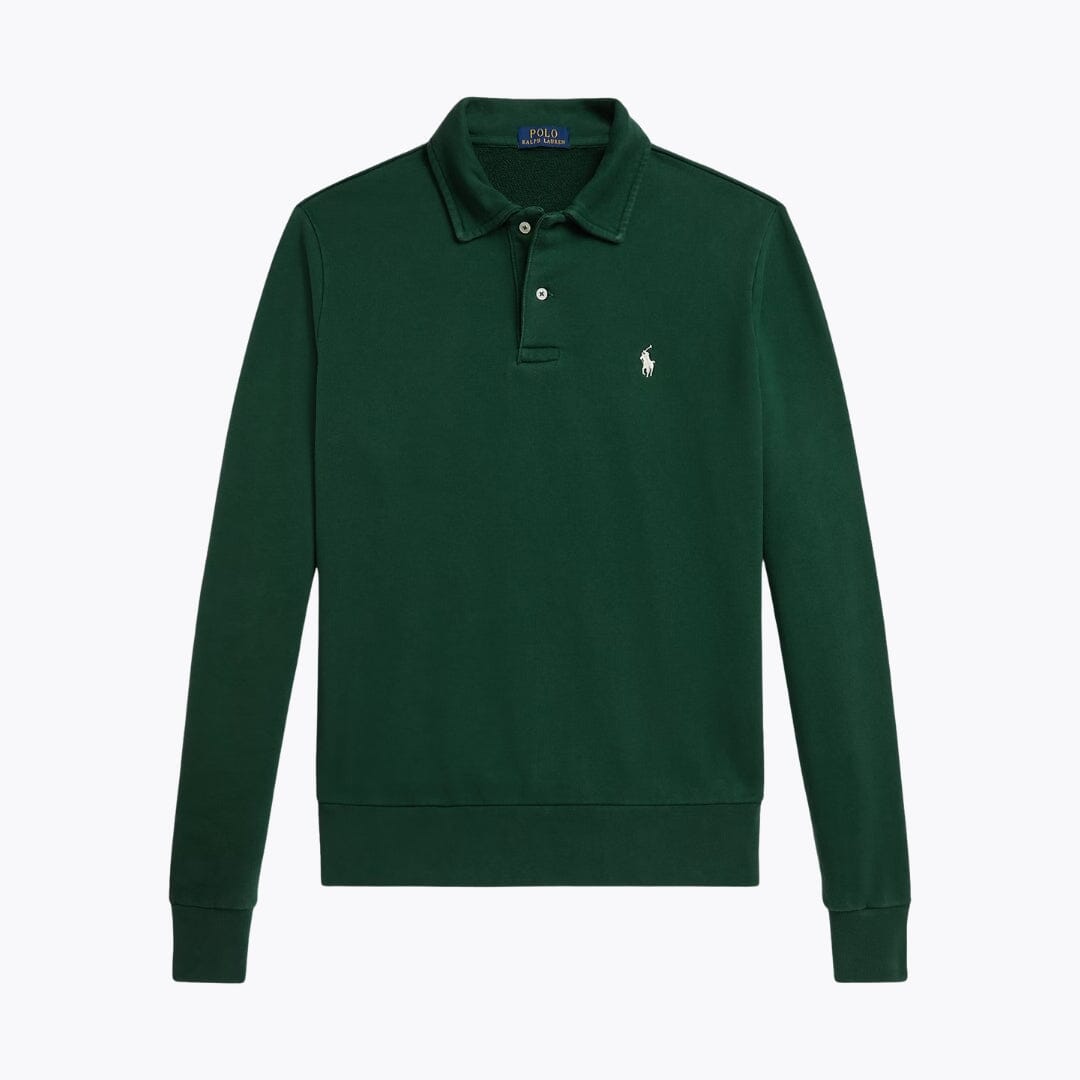 Loopback Fleece Collared Luxury Sweatshirt