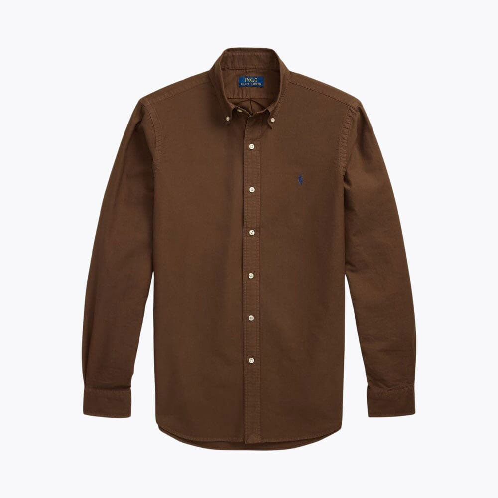 Slim-Fit Cotton Oxford Shirt
