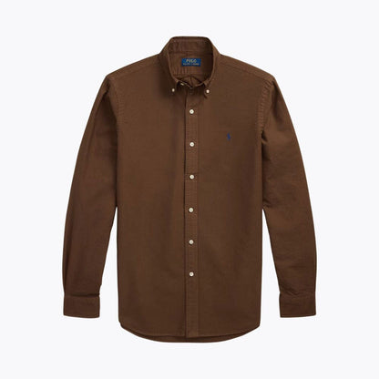 Slim-Fit Cotton Oxford Shirt