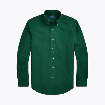 Slim-Fit Cotton Oxford Shirt