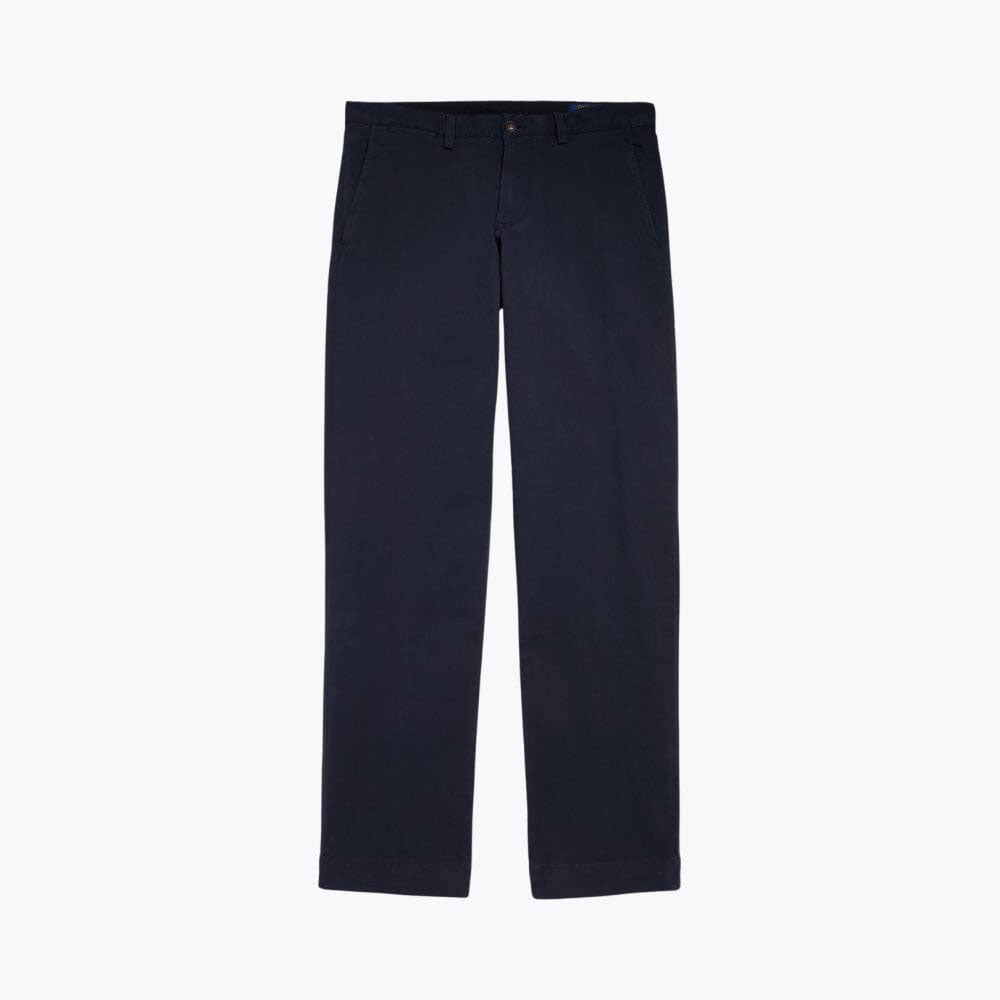 Tailored Straight-Fit Stretch Cotton Chino Pants