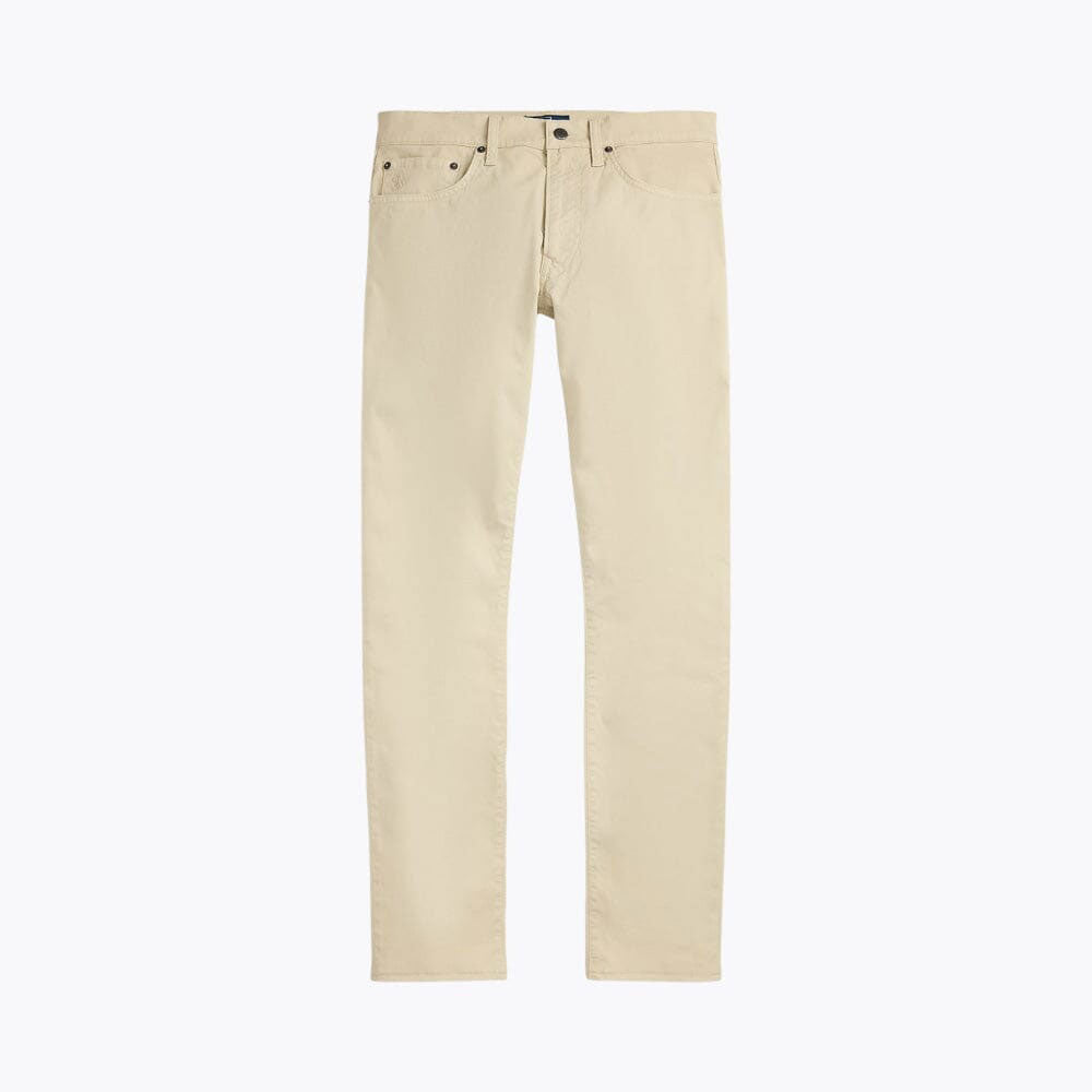 Tailored Slim-Fit Wrinkle-Resistant Cotton Twill Pants